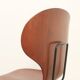 Six plywood chairs by Carlo Ratti, Italy, 1950s.