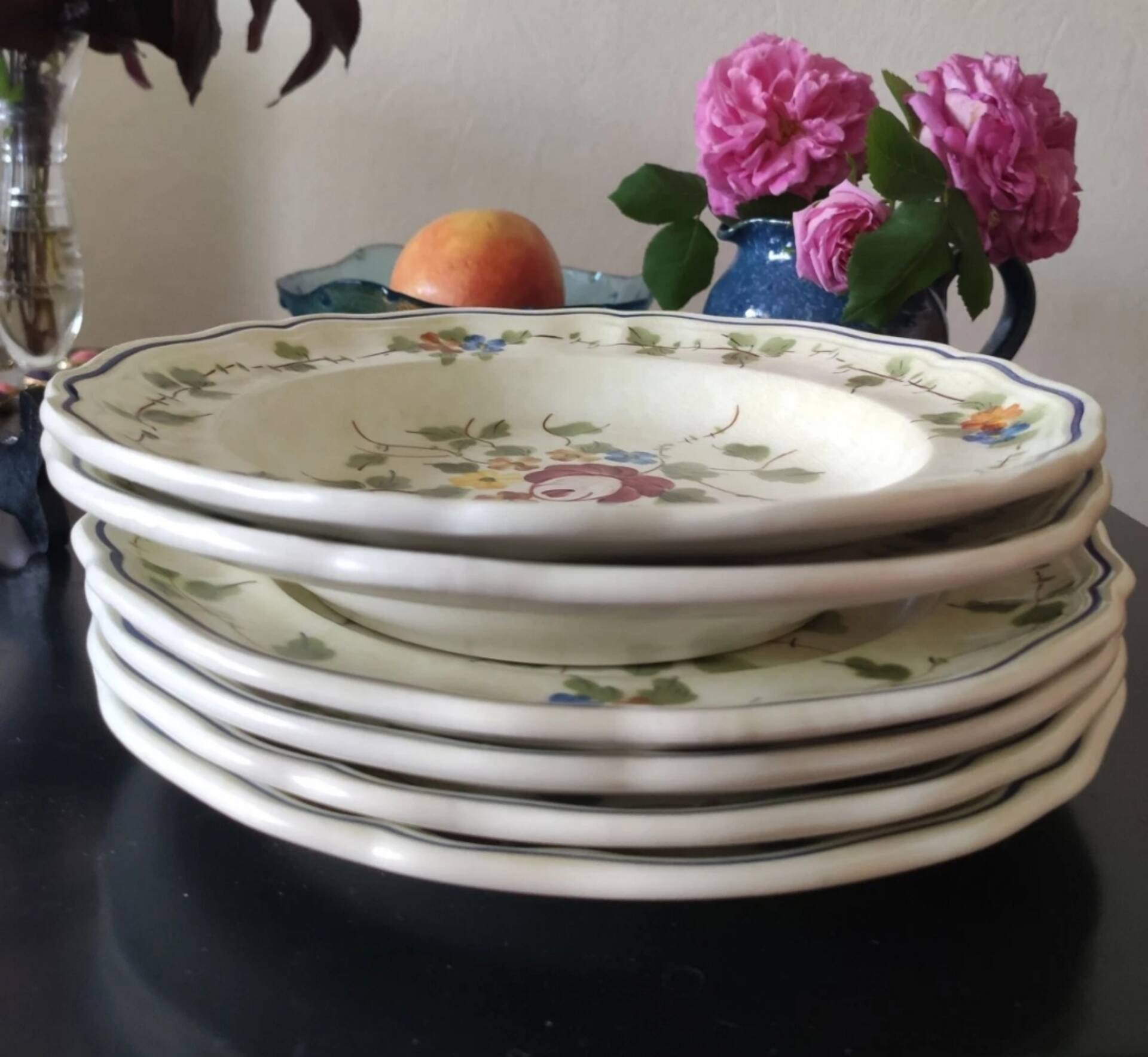Set of Longchamp plates