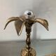 Golden palm lamp from the 70s