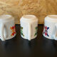 3 cups Mugs mobil 1972 designer Jean-Charles Meunier Arcopal editor