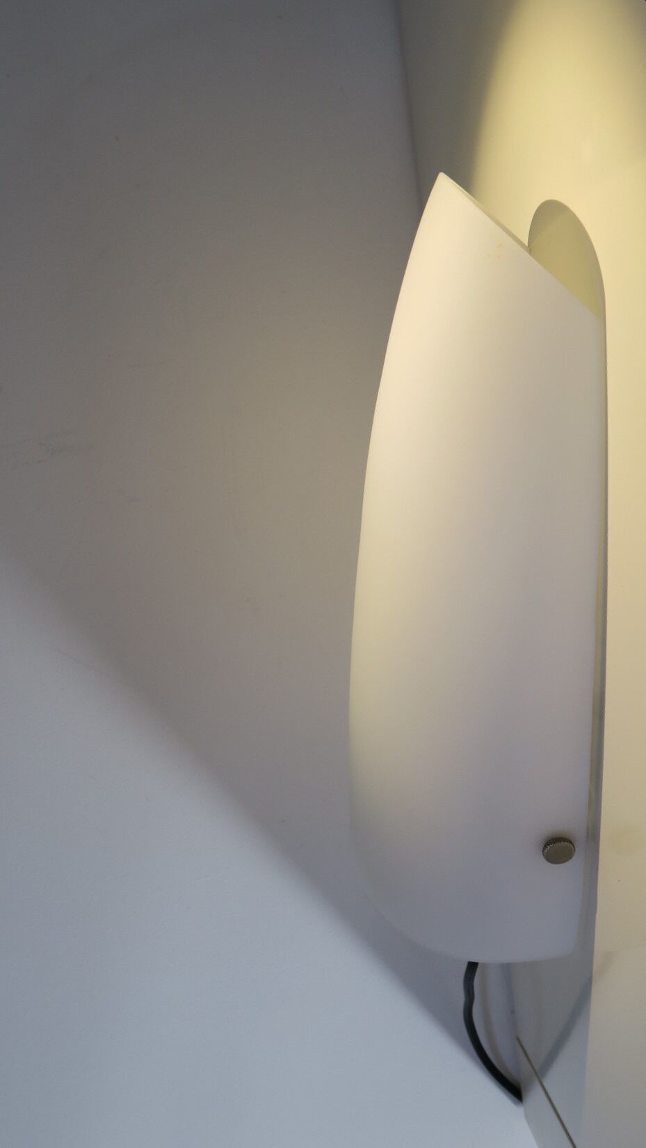 Opal glass wall lamp, styly from "fabas luce"