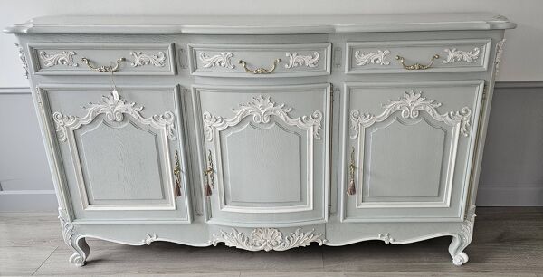 Bahut bas 3 portes 3 tiroirs