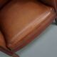 Vintage Dutch Leather Club Chairs, Set of 2