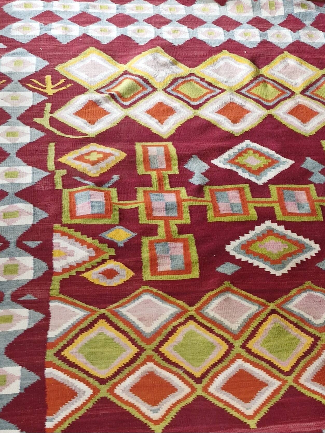 Vintage Berber Kilim Rug