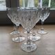 Set of 6 cut-glass glasses from the 1960s