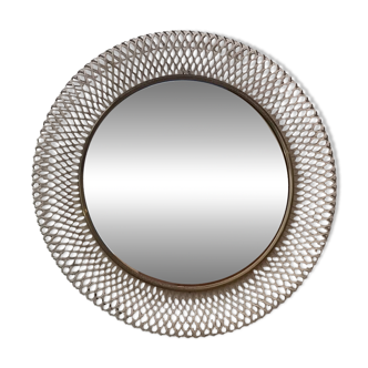 Vintage mirror in the style of Mathieu Mategot, 1950s
