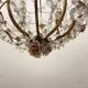 Lustre Rose Vintage en Cristal