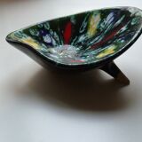 Former cup tripod signed A.Dressinval bright colors France