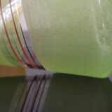 Set of 4 colored granite glasses with its carafe