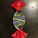 Set of Murano glass candy shaped knife holders