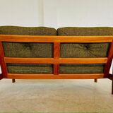 Canapé 2 personnes vintage rétro danois du milieu du siècle par Arne Wahl Iversen 1970
