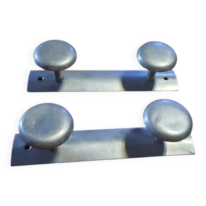 Lot de 2 Portemanteau - alu