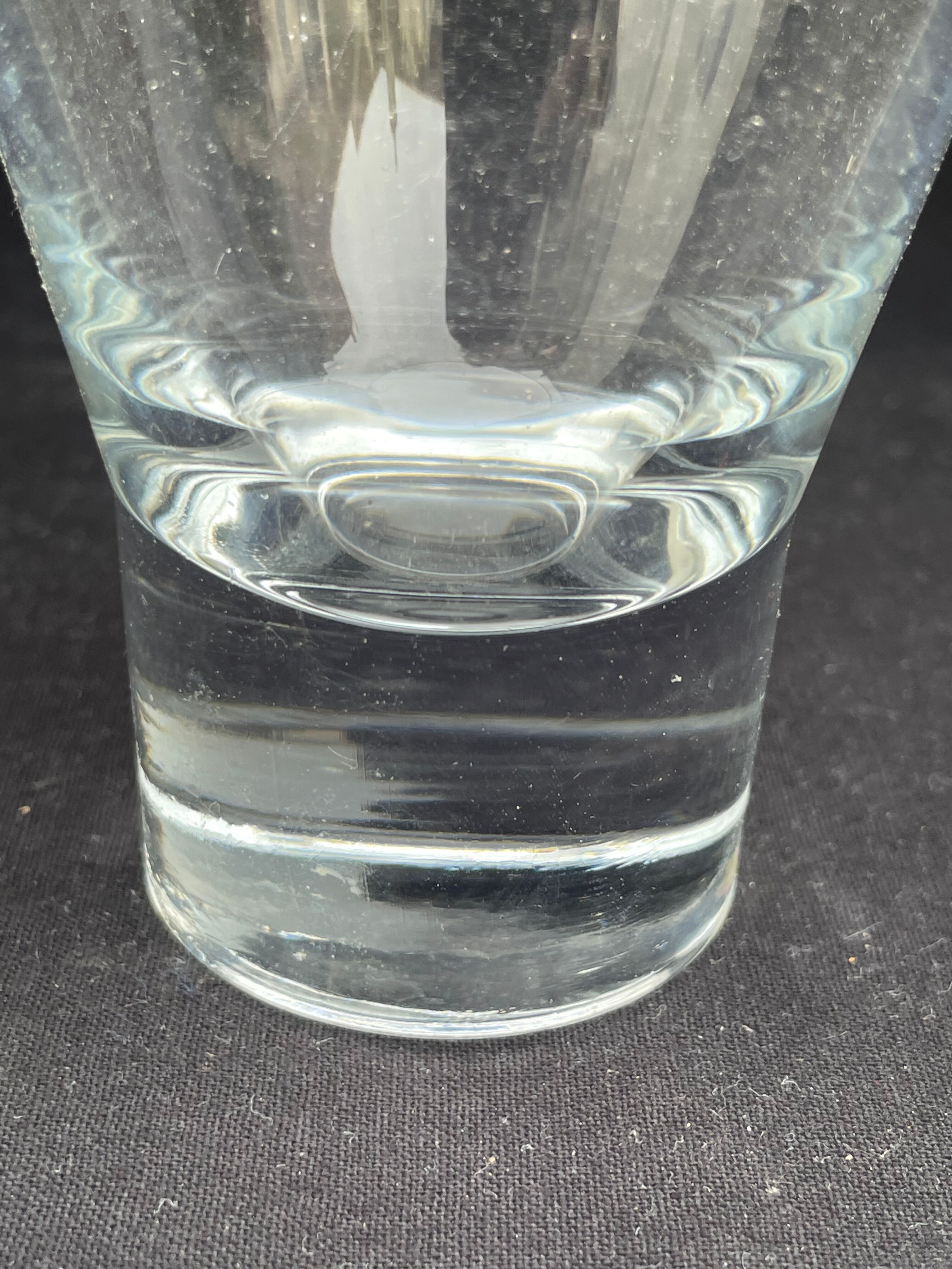 Vintage glasses transparent glasses bormioli rocco