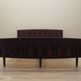 Rosewood bed, Danish design, 1970s, manufactured by Omann Jun