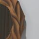 "Dunes" sandstone mirror
