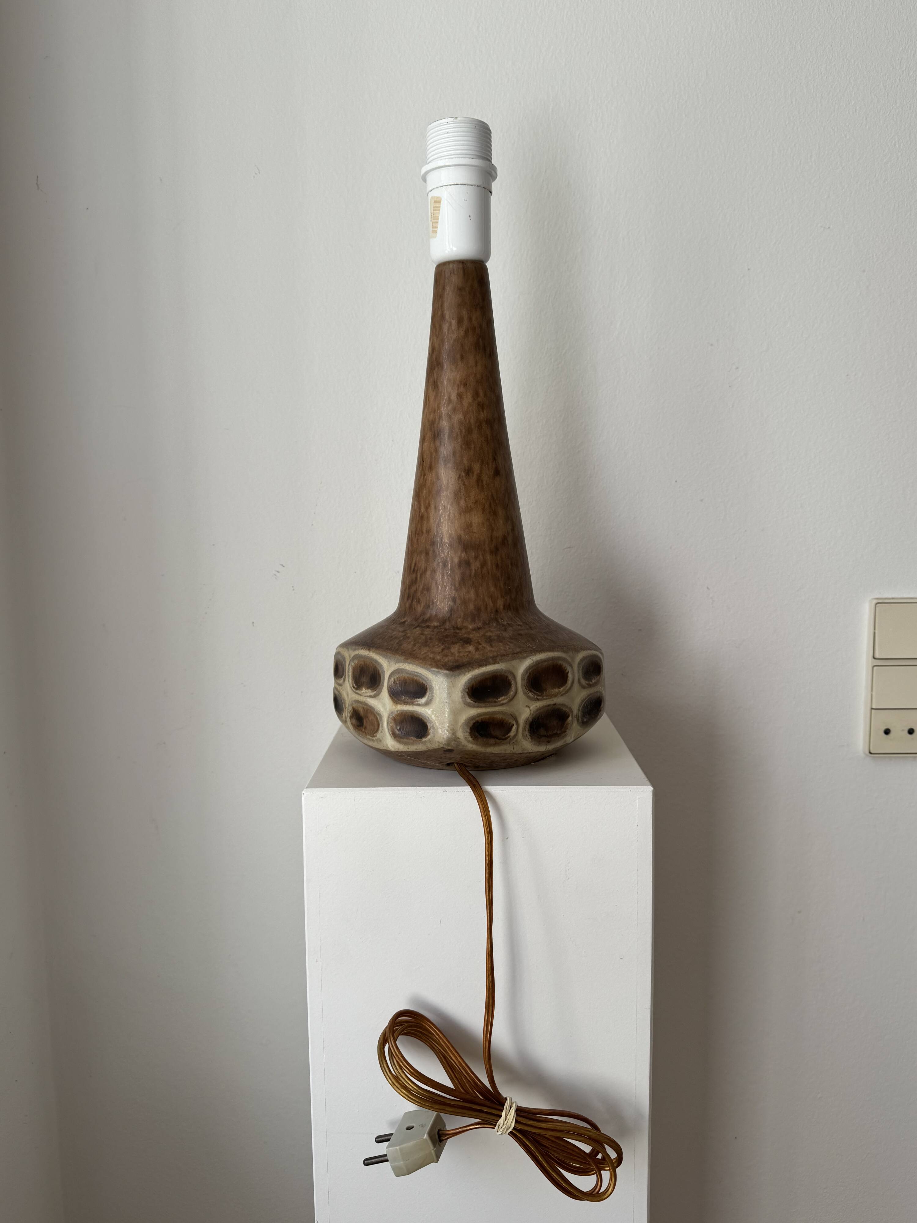 Handmade table lamp by Marianne Starck for Michael Andersen & Son, Denmark, 1970s