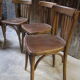 Série de 4 chaises bistrot