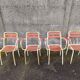 Salon de jardin métal / table bistrot et fauteuil