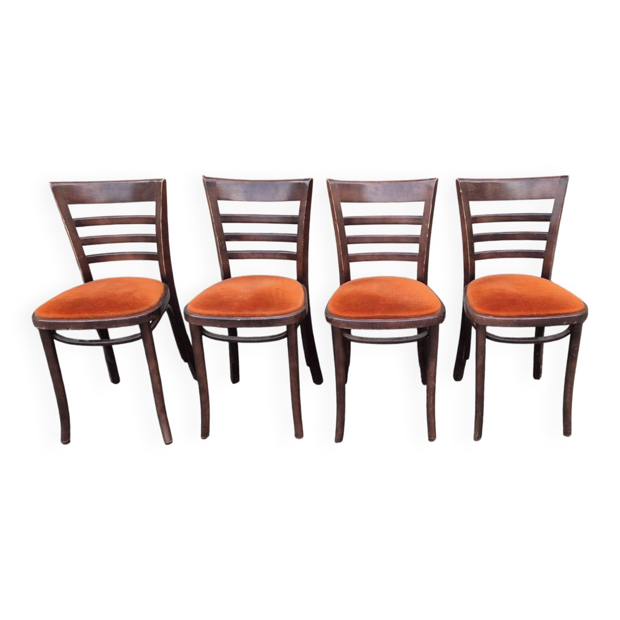 4 bistro chairs, 1970s