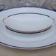 2 raviers and 1 dish old Limoges porcelain blue and gold fillets