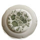 Five dessert plates "capucines" in Gien earthenware.