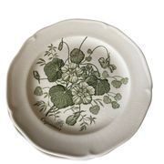 Five dessert plates "capucines" in Gien earthenware.