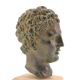 Paperweight bust of Hermes in patinated plaster, 1970s