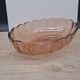 Val Saint Lambert pink salad bowl