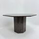 Mid-century octagonal granite dining table, 1980s