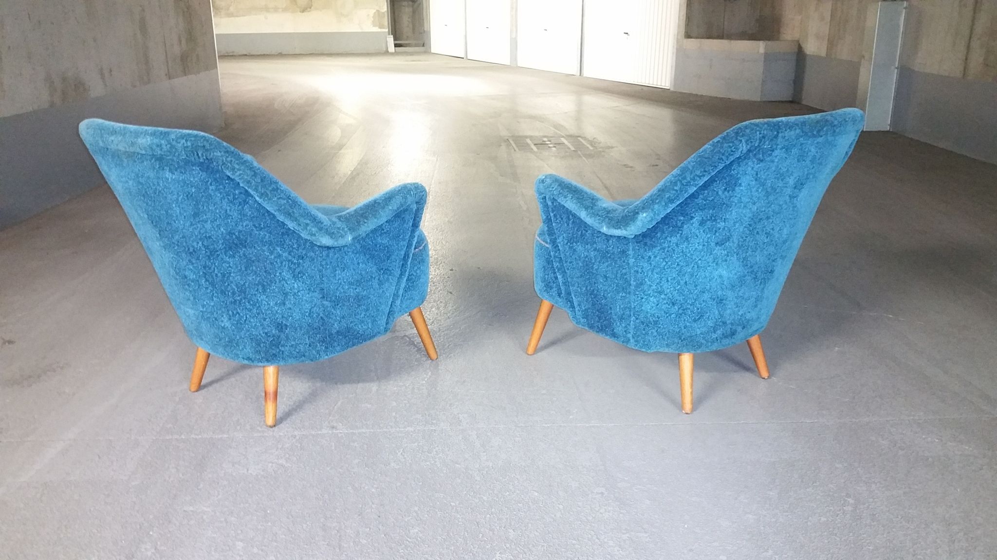Superb pair of chairs 50 60 organic years