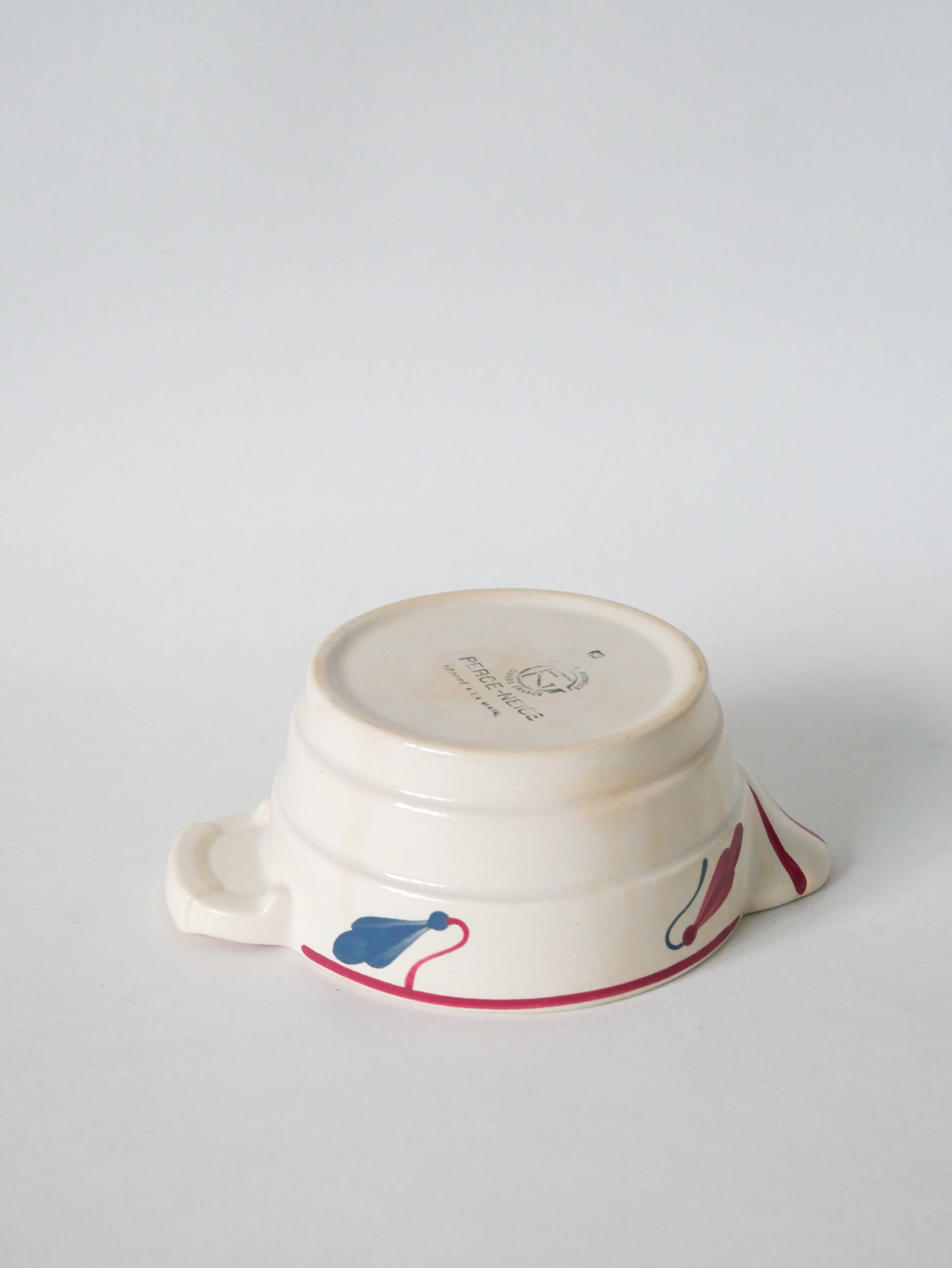 Givors gravy boat, Perce-neige model, 1950