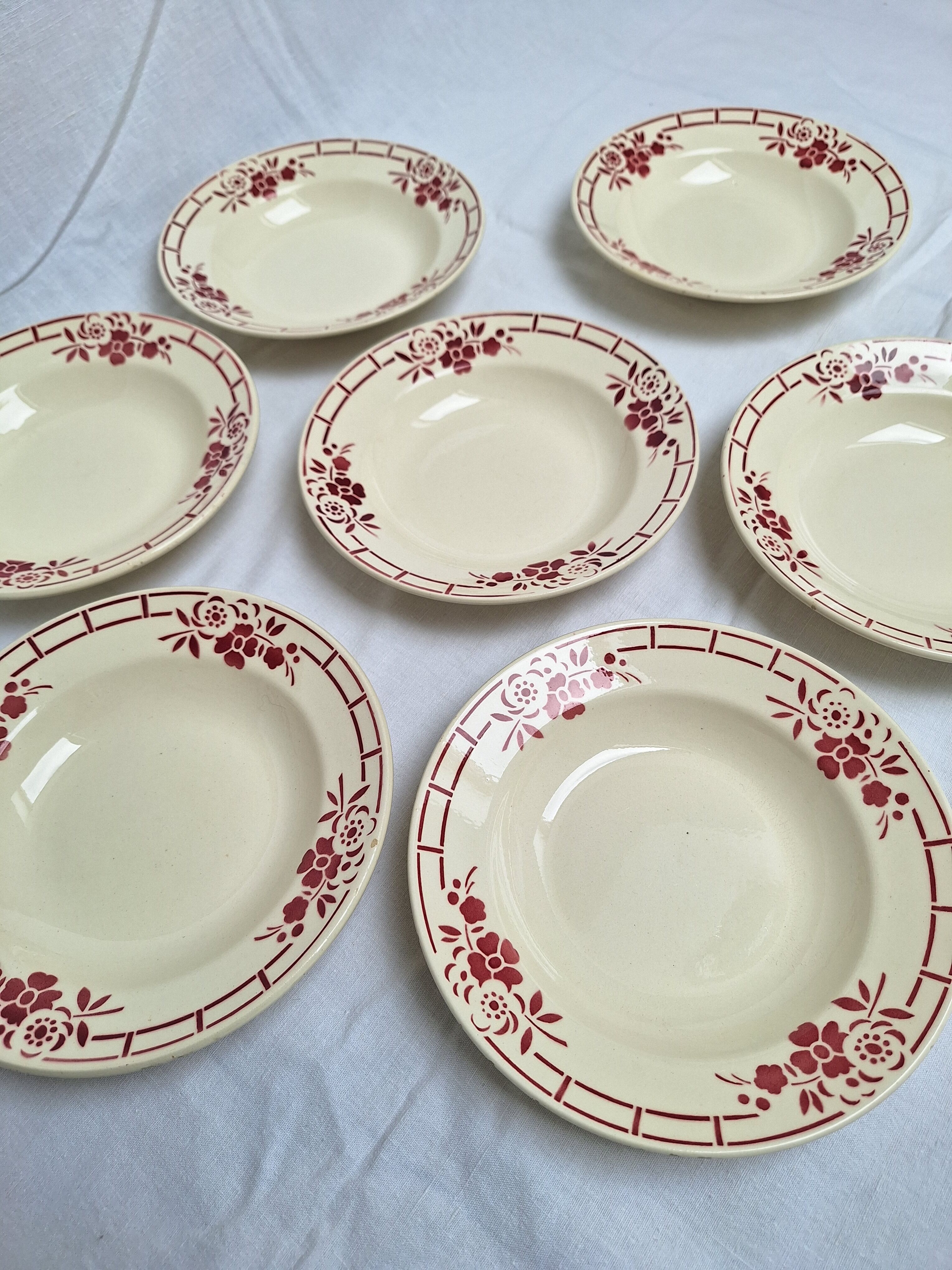 Vintage badonviller plates