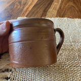 Set of two sandstone pots