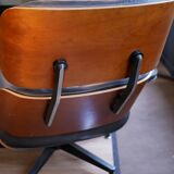 Lounge chair and ottoman by Charles & Ray Eames US edition Herman Miller 1980