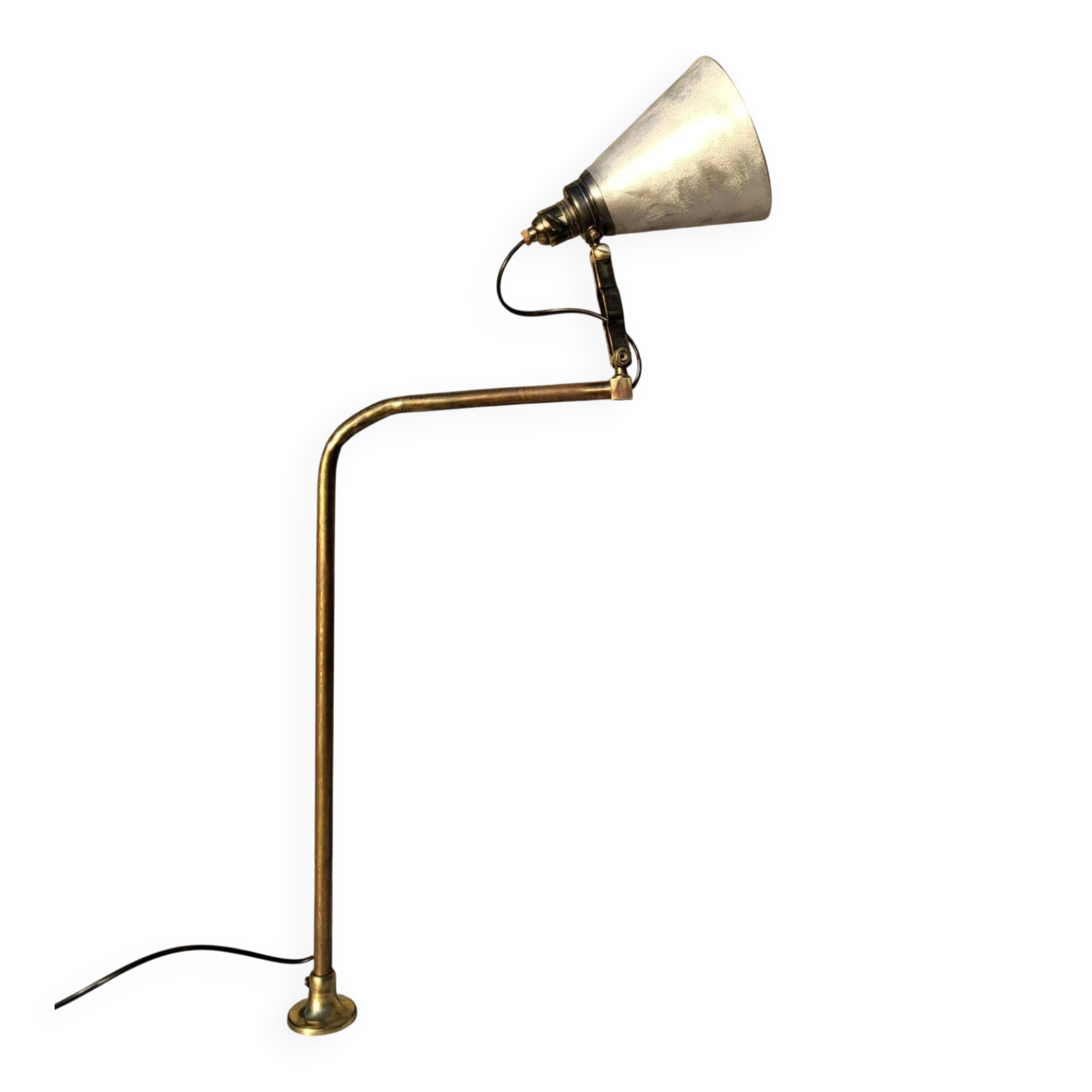 Mid-century architect's handcrafted lamp