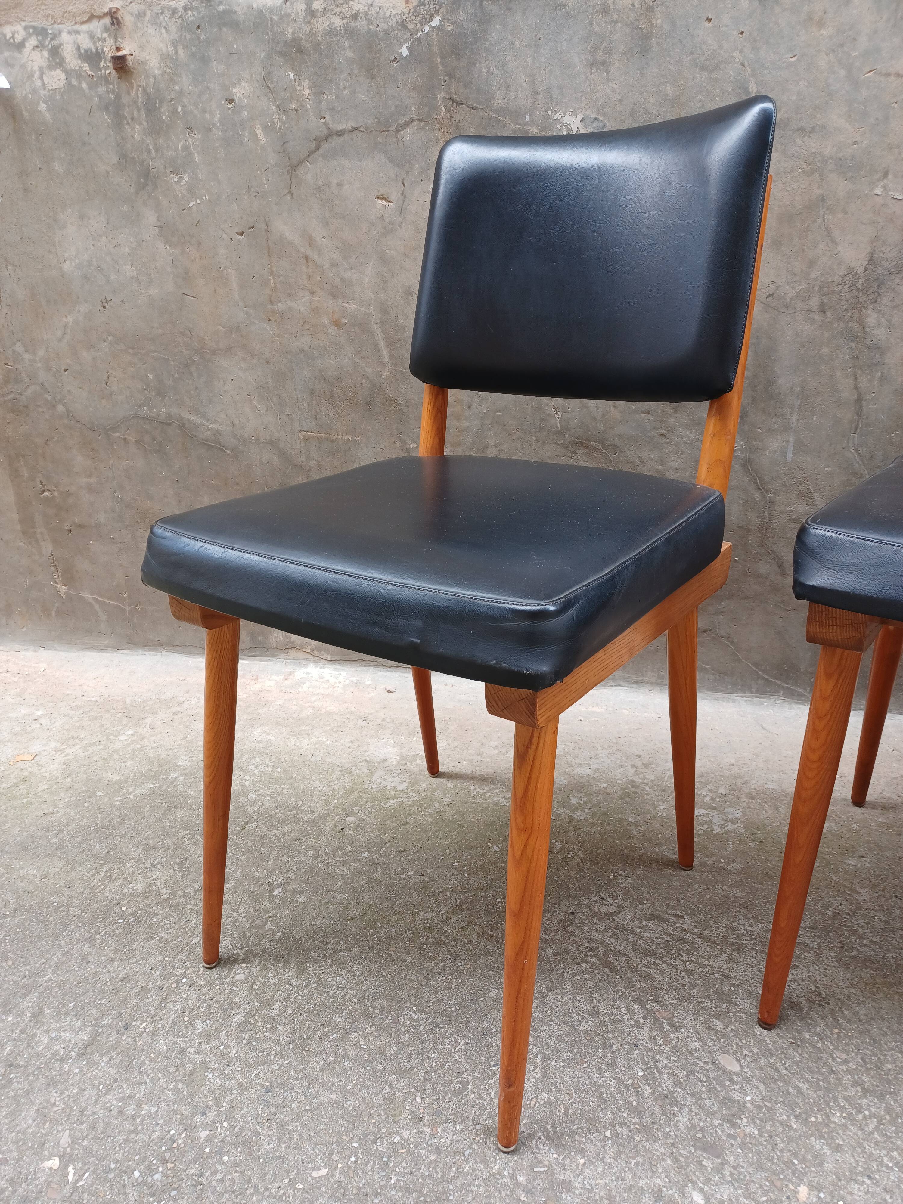 Set of 4 chairs 1960
