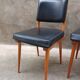 Serie de 4 chaises 1960