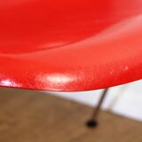 Set of 4 fiberglass chairs stella 1970