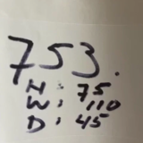 Vintage sideboard by Jitona Brown with doors