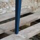 Table d’appoint ancienne rénovée – plateau bois naturel