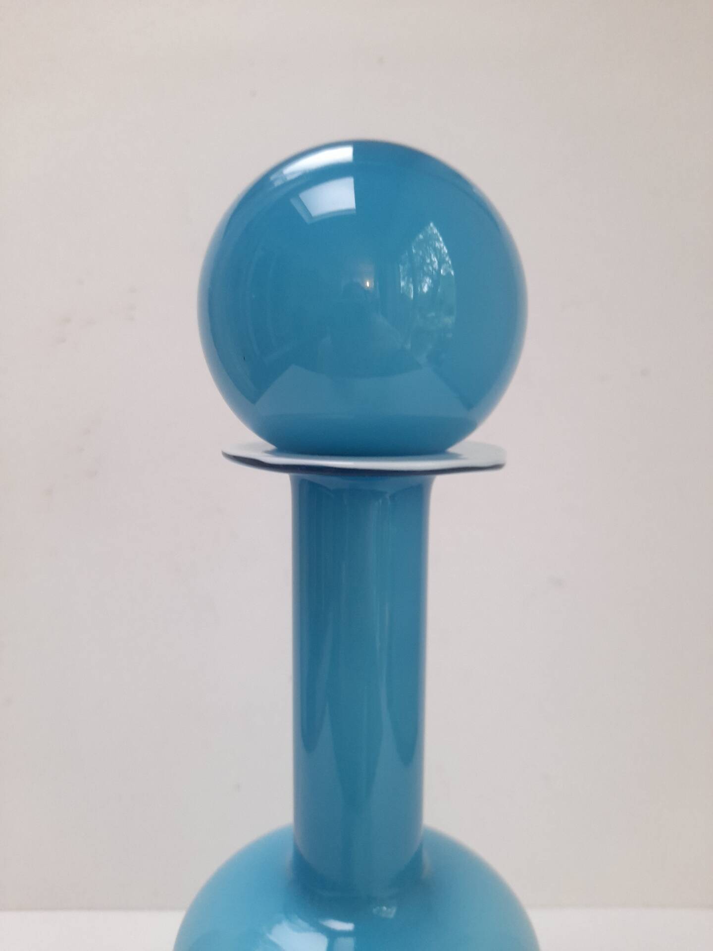 Opaline vase from the Holmegaard Palet collection by Michael Bang.