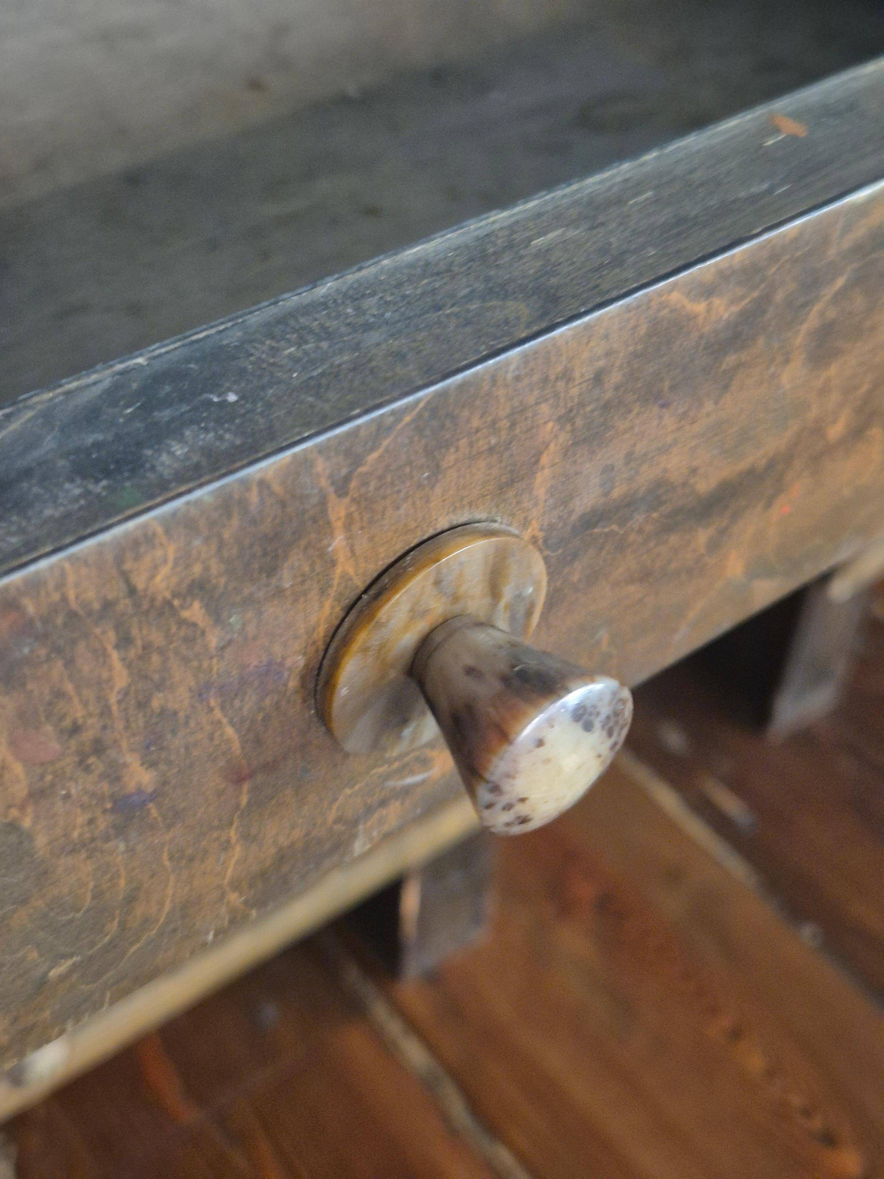 Curved stained birch bedside tables, Art Deco, Finland, 1930s