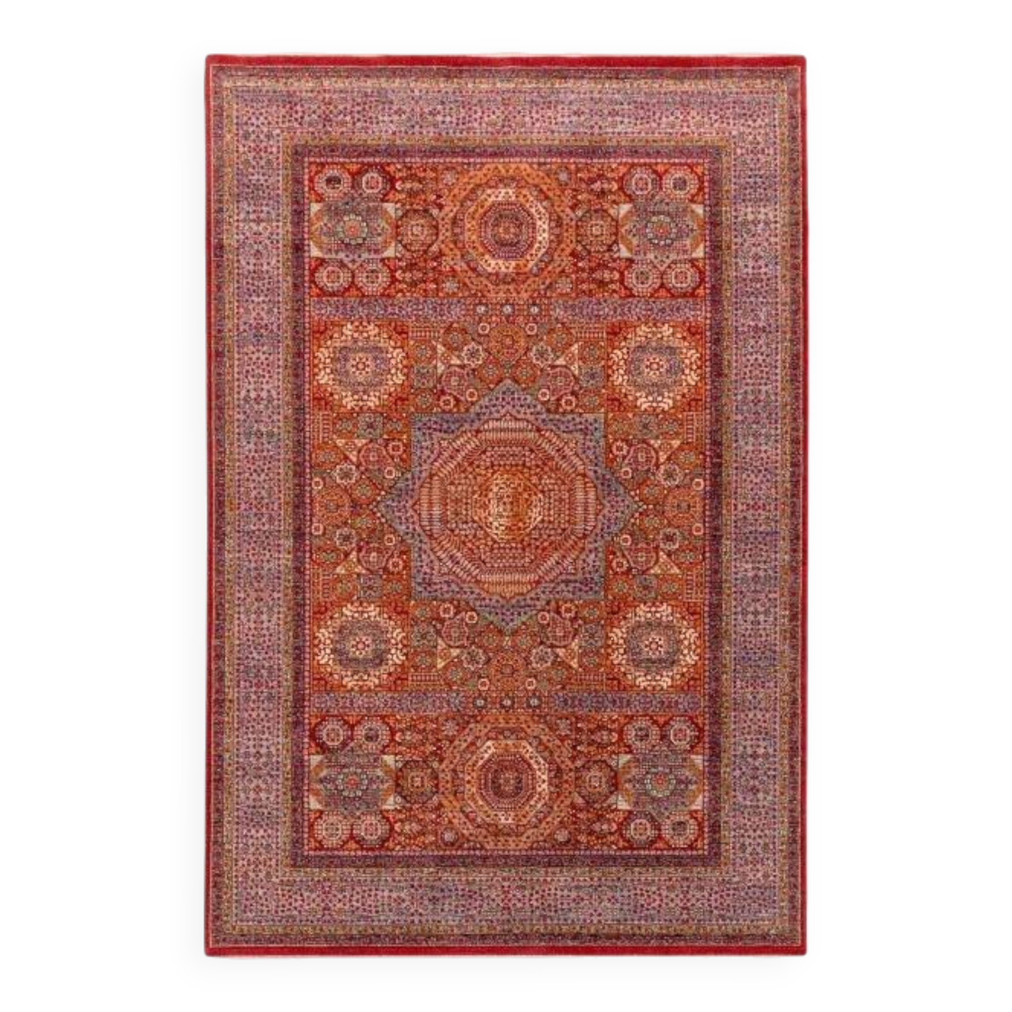 Modo oriental rug in red wool