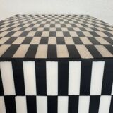 Checkerboard marquetry chest of drawers
