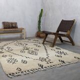 Moroccan Berber wool rug 260 x 160 Cm