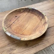 Plat touareg en bois rond XL