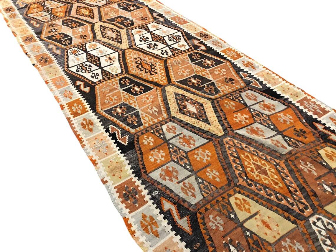 Vintage Anatolian Kilim Rug