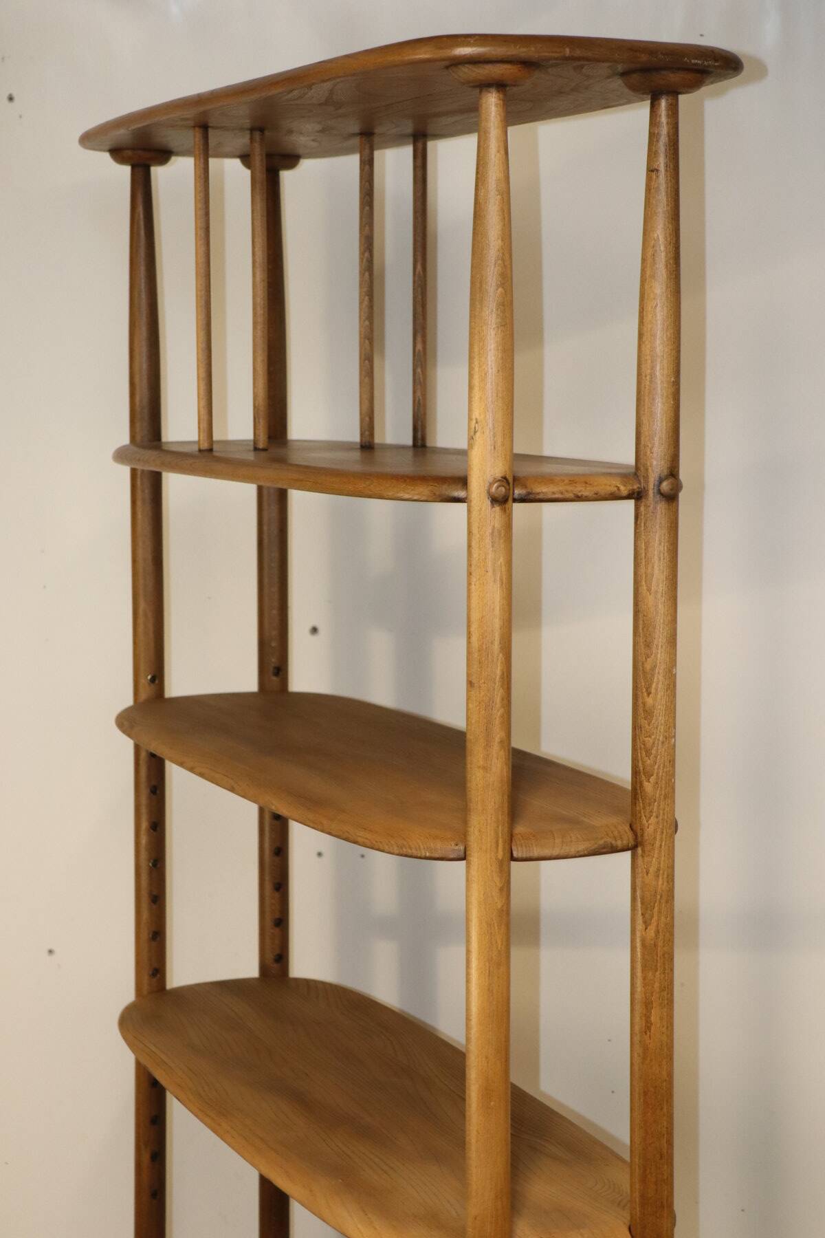 Vintage Ercol wooden bookcase, 1960