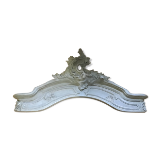 Pediment door top