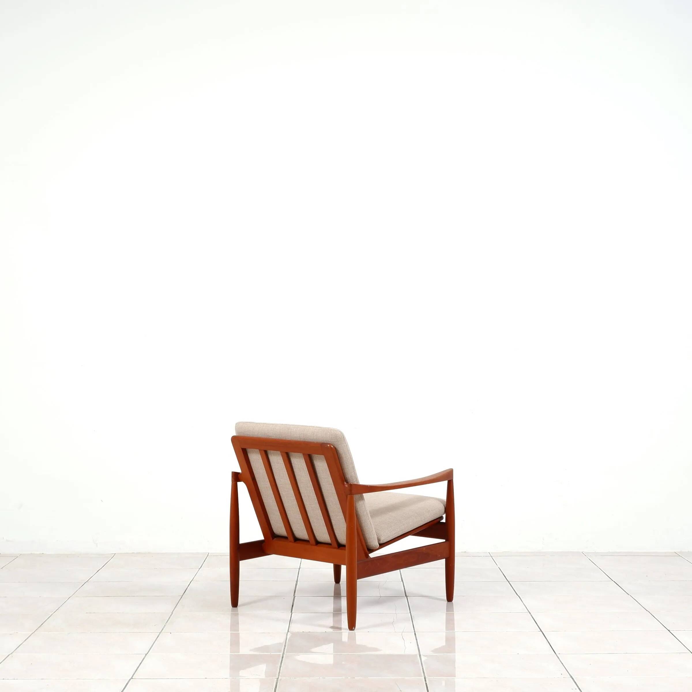 2 chaises longues en teck par Skive Mobelfabrik